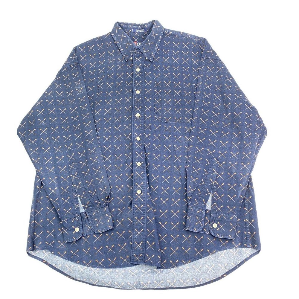 Vintage Chaps Ralph Lauren Mens Button Down - Picture 1 of 5